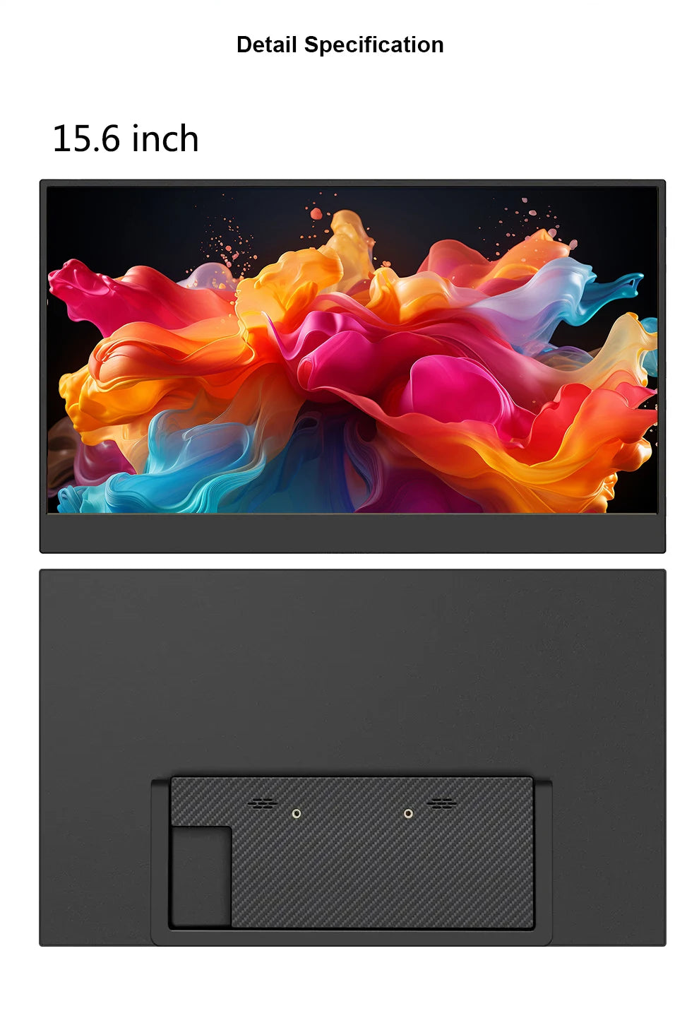 Bimawen 15.6 inch 60Hz Smart TV Portable Monitor with Google TV For Mini PC Laptop Phone Xbox PS4 PS5 Switch Game monitor