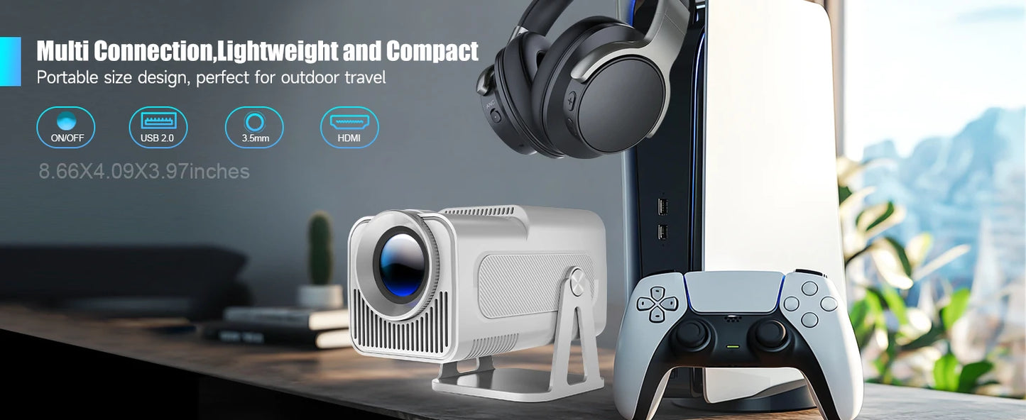 Magcubic Netflix Officially Licensed Android 13 HY320 NTV Mini Projector With Amlogic S950D4 1080P 500ANSI Dual WiFi BT5.2 Voice