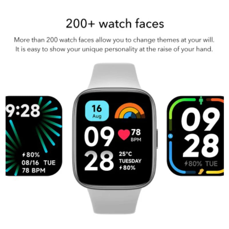 Global Version Xiaomi Redmi Watch 3 Active 1.83" Display Bluetooth Phone Call 5ATM Waterproof Supports 100+ Fitness Modes