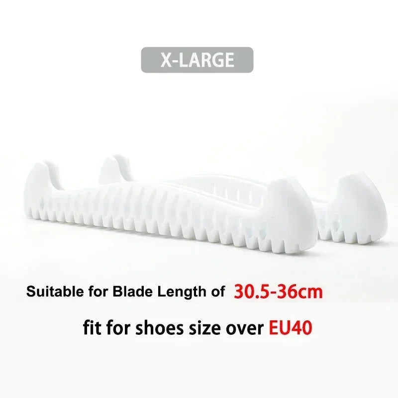 Adjustable TPU Ice Skating Blade Covers Walkable Figure Skate Ice Skate Hockey Skates Prevent Puncture Scalable Blade Sleeve