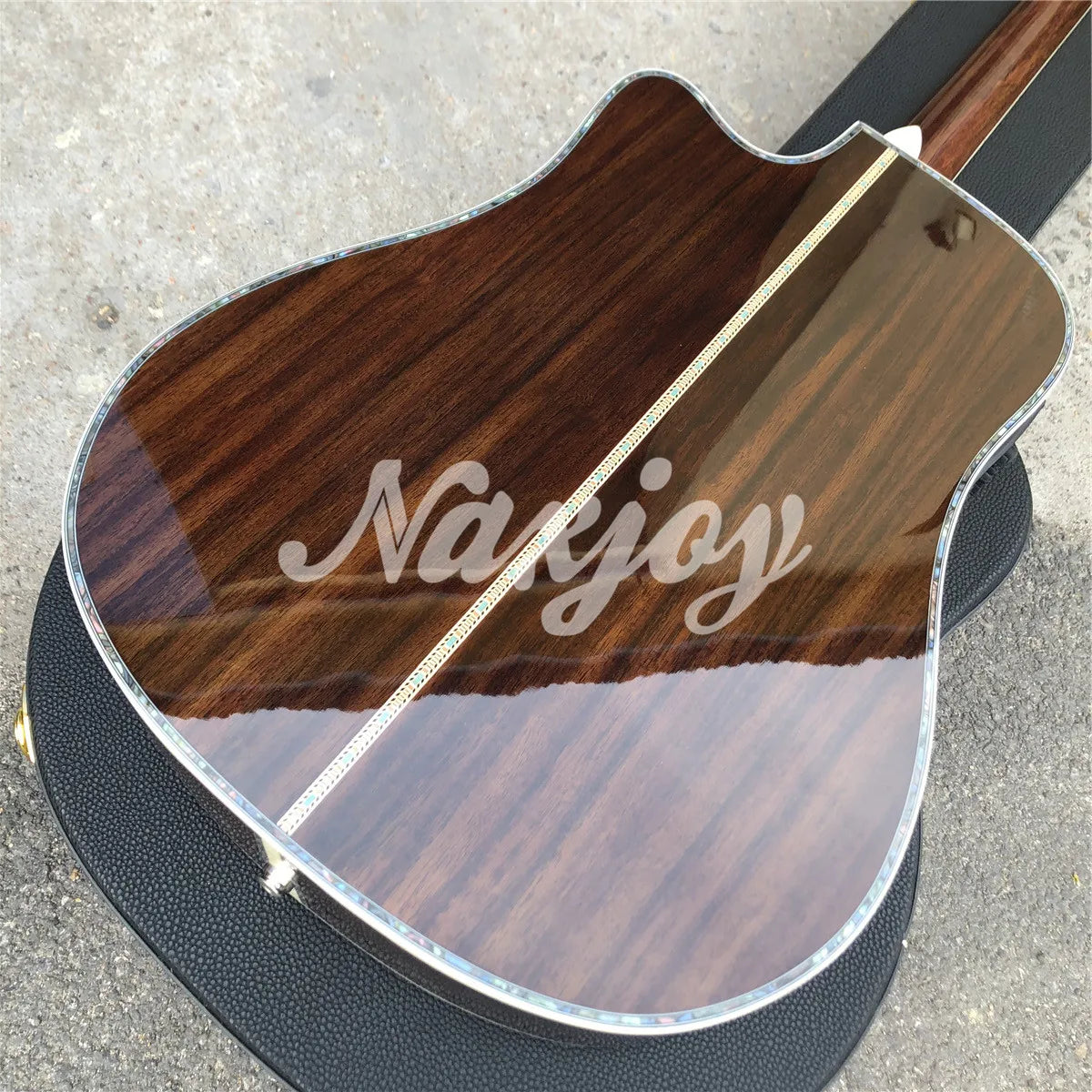 Cutaway 41 Inches D45 Model Solid Spruce Acoustic Guitar Rosewood Body Acoustic Electric Guitar