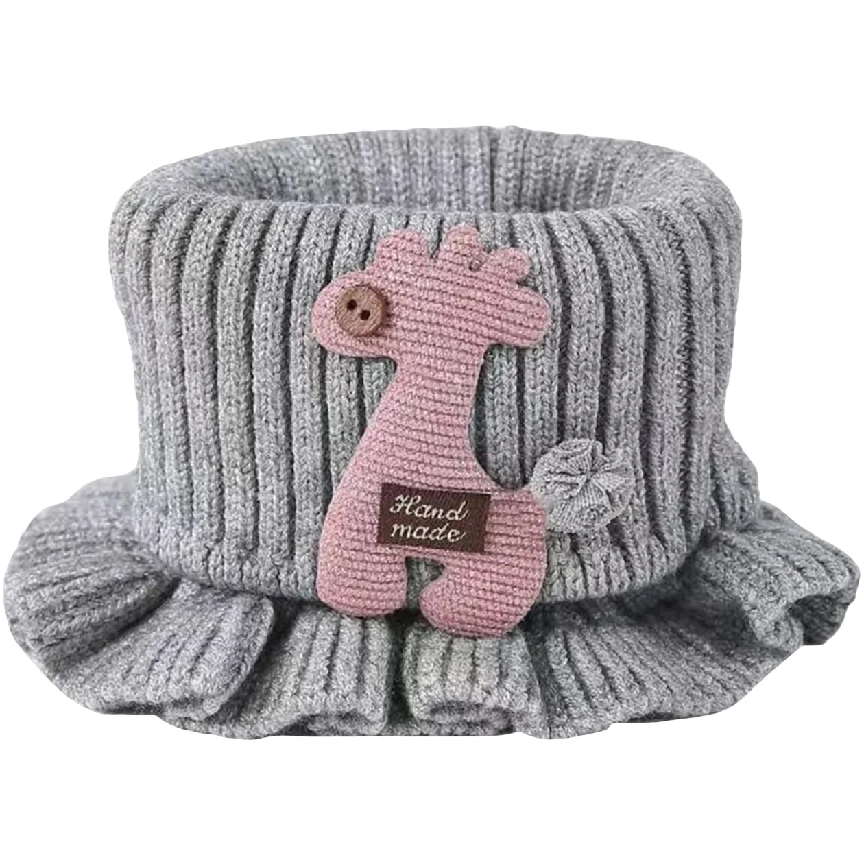 1PC Neck Warmer Scarf Scarf Autumn And Winter Deer Cartoon Neck Cute Versatile Winter Baby Thickened And Warm Gaiter