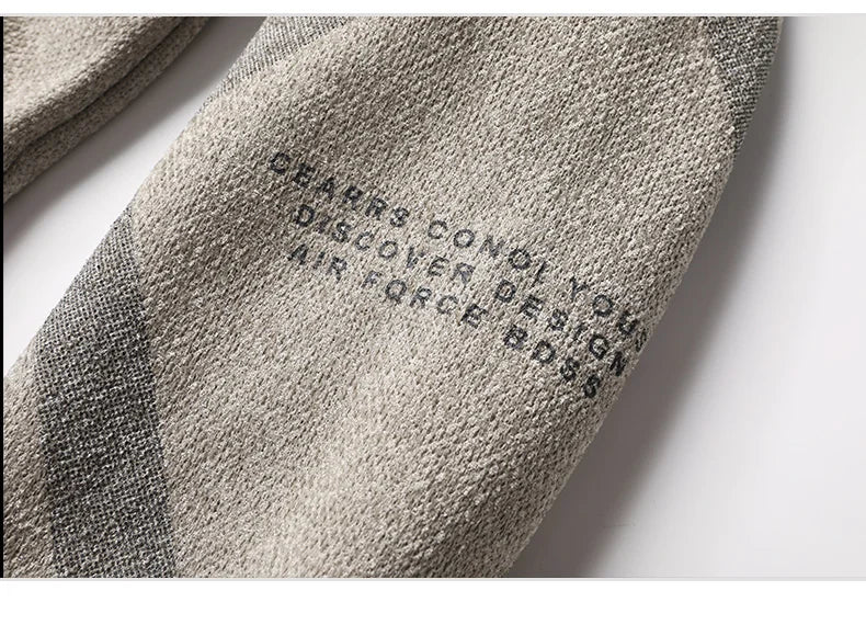 Mens Thickened Sweater Stripe Velvet Pullover Men's Winter Clothes Elegant Luxury Brand Fashion Knitted Sweaters