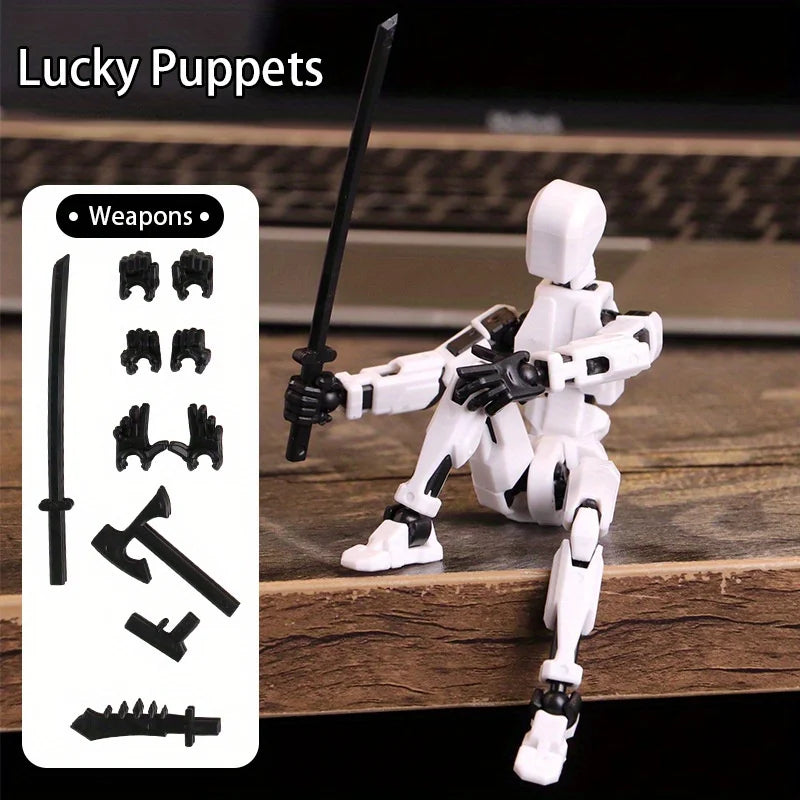 20PCS Lucky 13 Joints Movable 3d Printable Multi-jointed Dolls Toys Decompression Artifacts Hand-do Robots