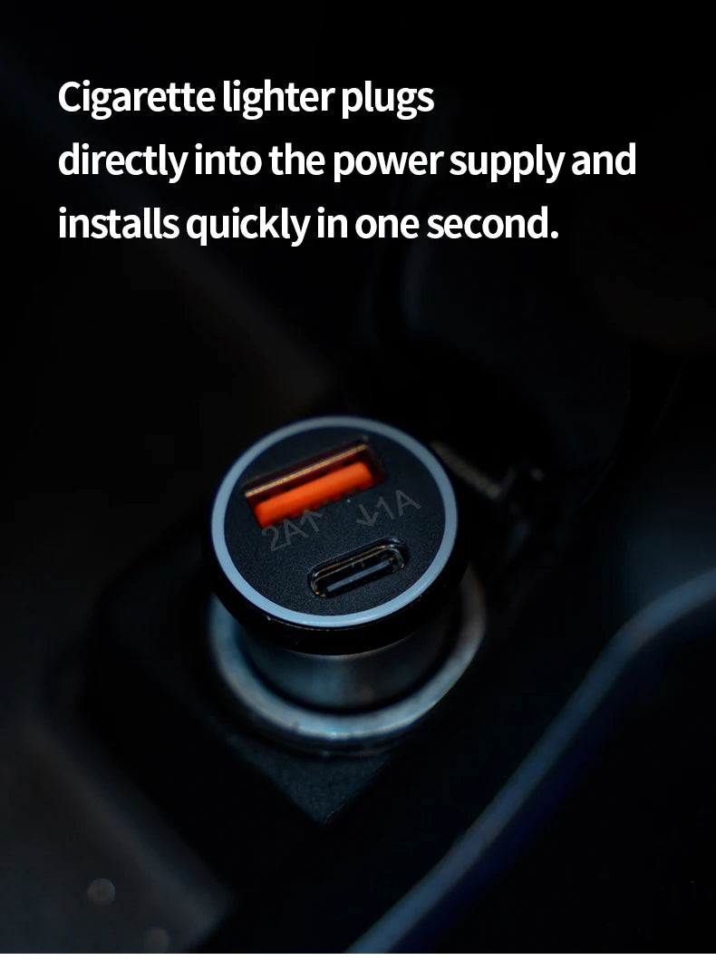 AP200 20W Universal Mini OBD GPS Locator Tracker Cigarette Lighter USB Type-C Adapter Hidden Find My Apple Official App