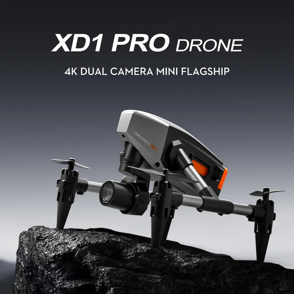 New XD1 Mini Drone FPV Professional 8K Dual Camera 5G WIFI GPS Height Maintaining Four Sides Obstacle Avoidances Quadcopter Toys