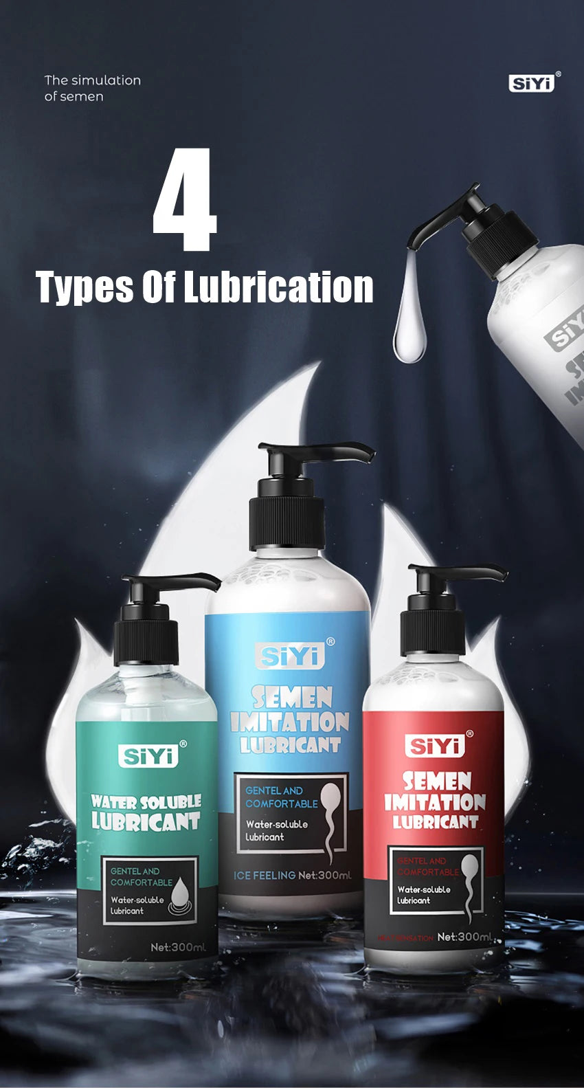 Lubricant For Sex Semen Fruity Anal Lube for Session Water-based Intimate Love Gel  Vaginal Toys Lubricantion Oil Adult Supplies