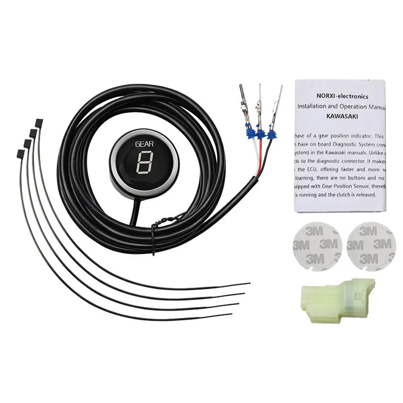 Gear indicator Round For kawasaki versys 650 1000 2012 2013 2014 2015 2016 2017 1-6 Level Gear Display Plug & Play