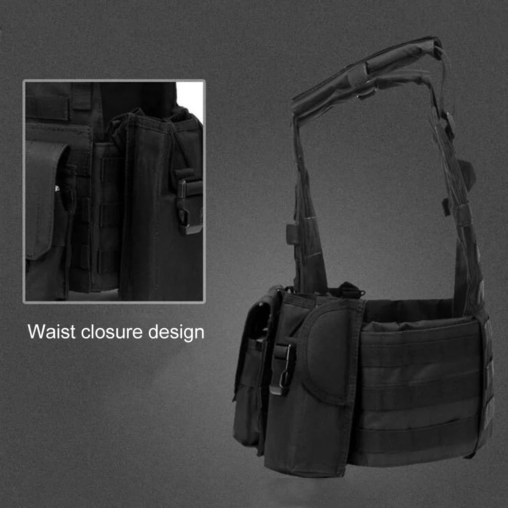 Nylon Tactical Vest Body Armor Hunting Carrier Airsoft Accessories Men Combat MOLLE Camo Military Army Vest Outdoor CS Hunting
