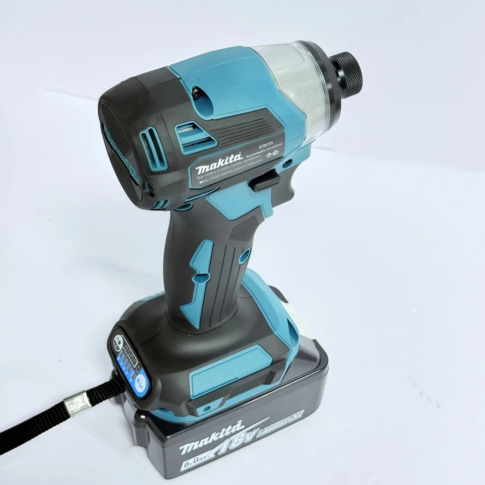 Makita DTD173 18V Cordless Brushless Impact Driver - Electric Drill Screwdriver for Wood And Bolts (Bare Machine)