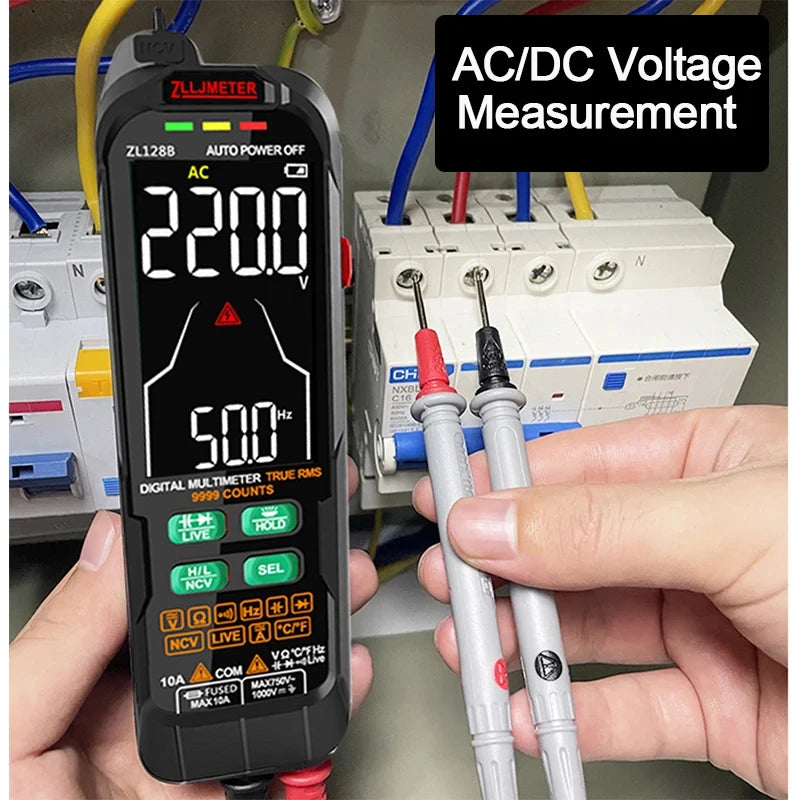 USB Charge Smart Multimetro Digital Profesional AC DC Current Voltage Detector Pen Capacitance Temp Auto Range Tester Multimeter