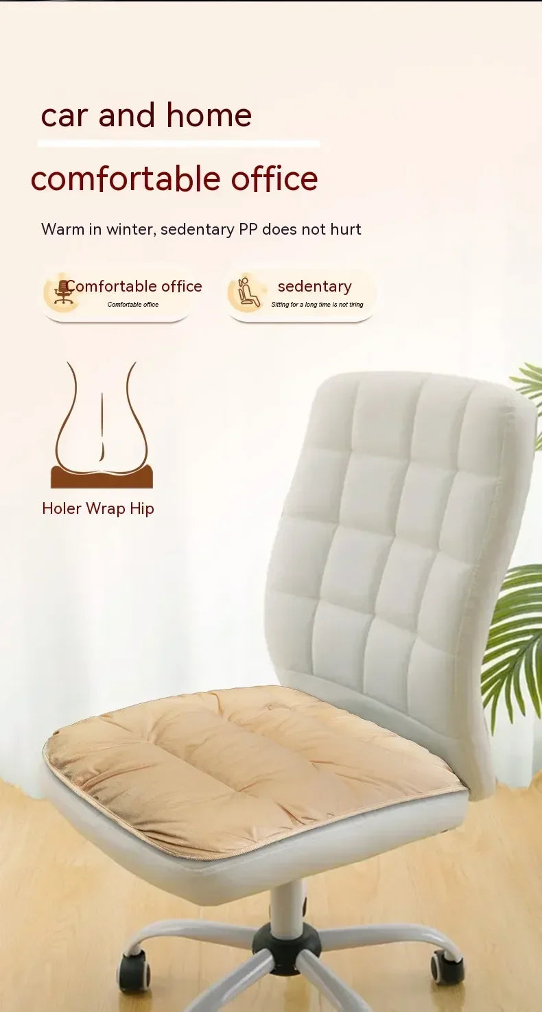 Winter Thickened Car Seat Cover Non-slip Comfortable Warm Seat Cover Seat Protector Car Front/rear Seat Cushion Accessories