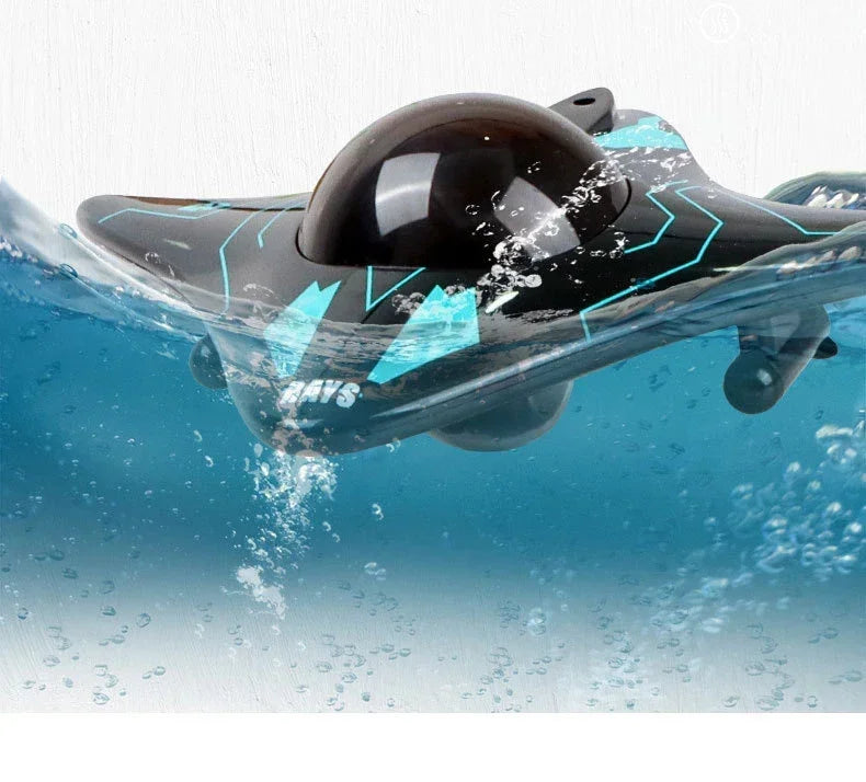 6CH RC Boat Submarine With Camera Underwater Remote Control Wifi FPV Remote Control Boats Radio Control Toys For Kids Gifts
