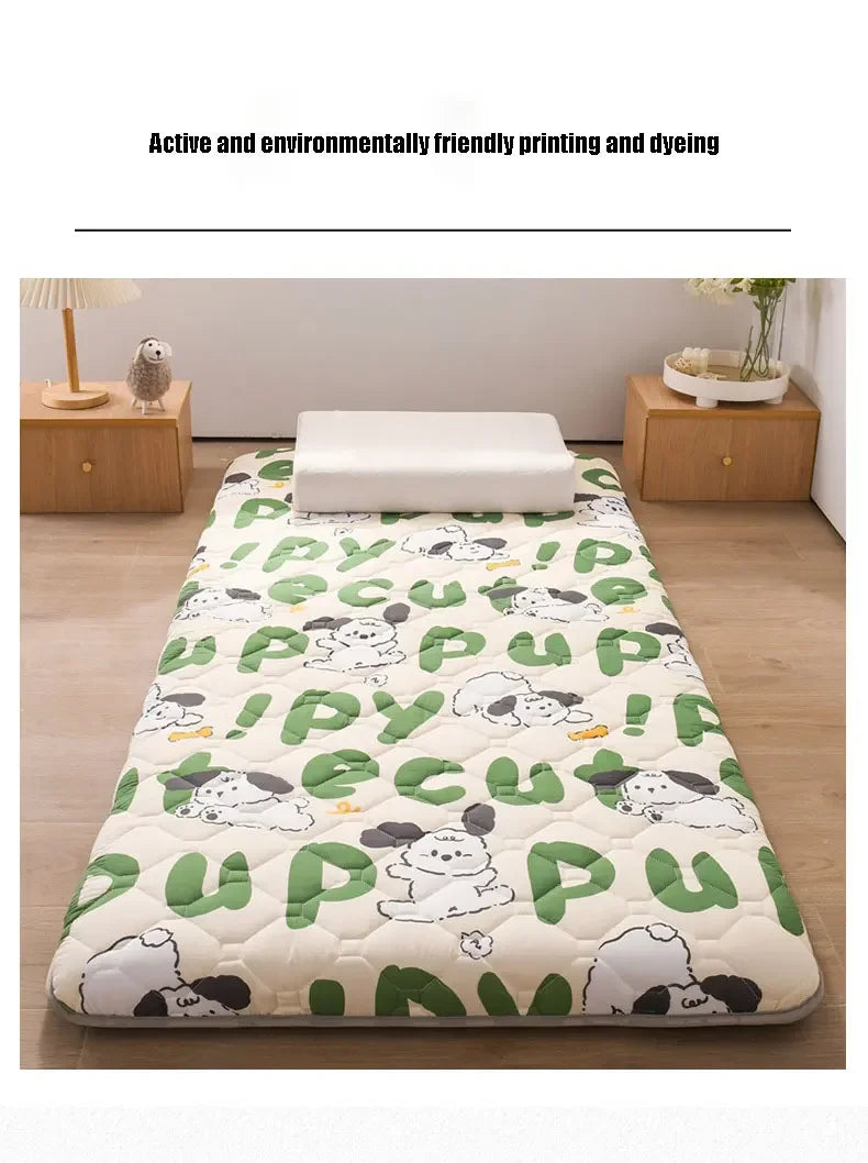 Soft Sponge Folding Mattress Sleeping Mats on The Floor Tatami Pad for Dormitory Hotel Bedroom Single Double Bed