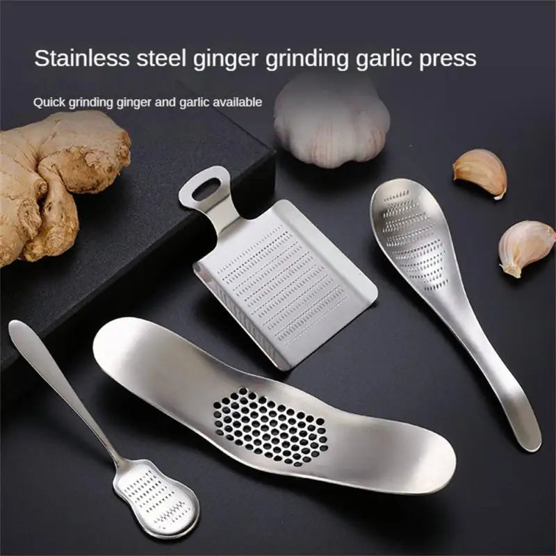 Kitchen Grater Gadgets Tool Garlic Tools New Manual Pressing Garlic Slicer Small Household Garlic Grinding Cooking Smasher