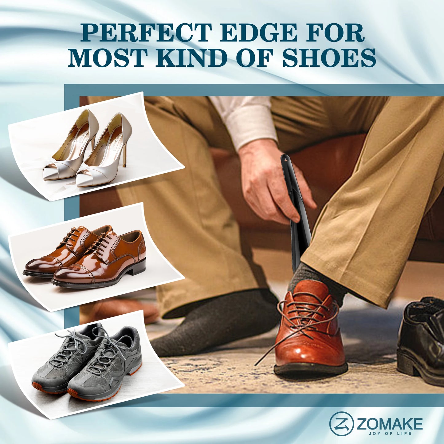 2 PACK Kids Small Shoe Horn Plastic Shoehorns 16/20cm Travel portable shoehorn Lifter Mini Shoe Horns for Men Women shoe spoon