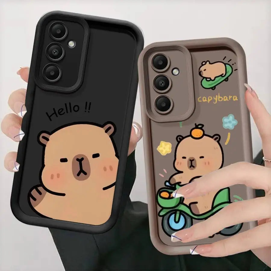 Capybara Phone case for Samsung Galaxy A10s A20s A30 A50s A03 A04 A04e A04s A05s A06 A11 A15 A16 A12 A13 A14 4G 5G