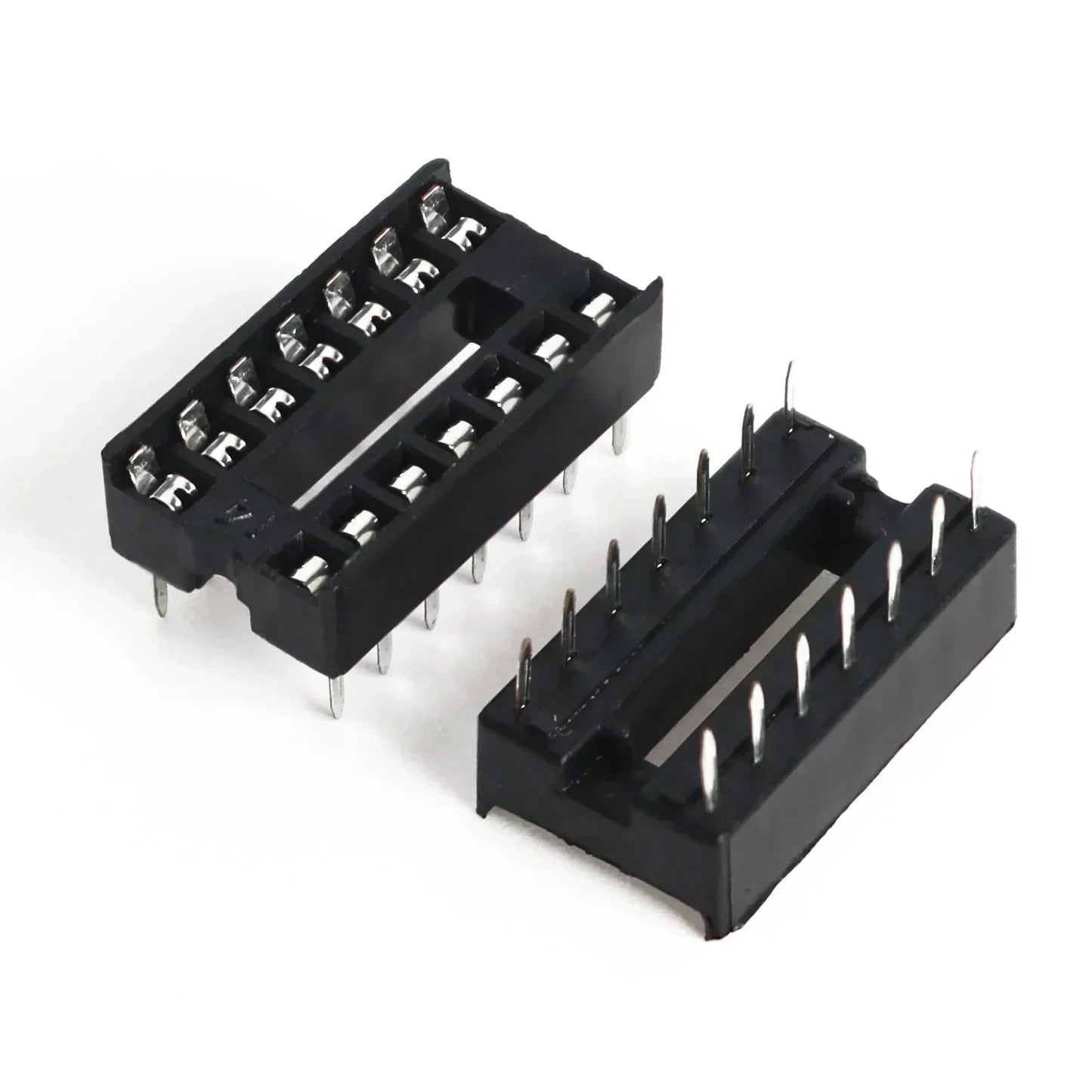 10pcs IC seat 6P/8P/14P/16P/18P/20P/24P/28P DIP IC Sockets Adaptor Solder Integrated Circuits Sockets Electronic Component