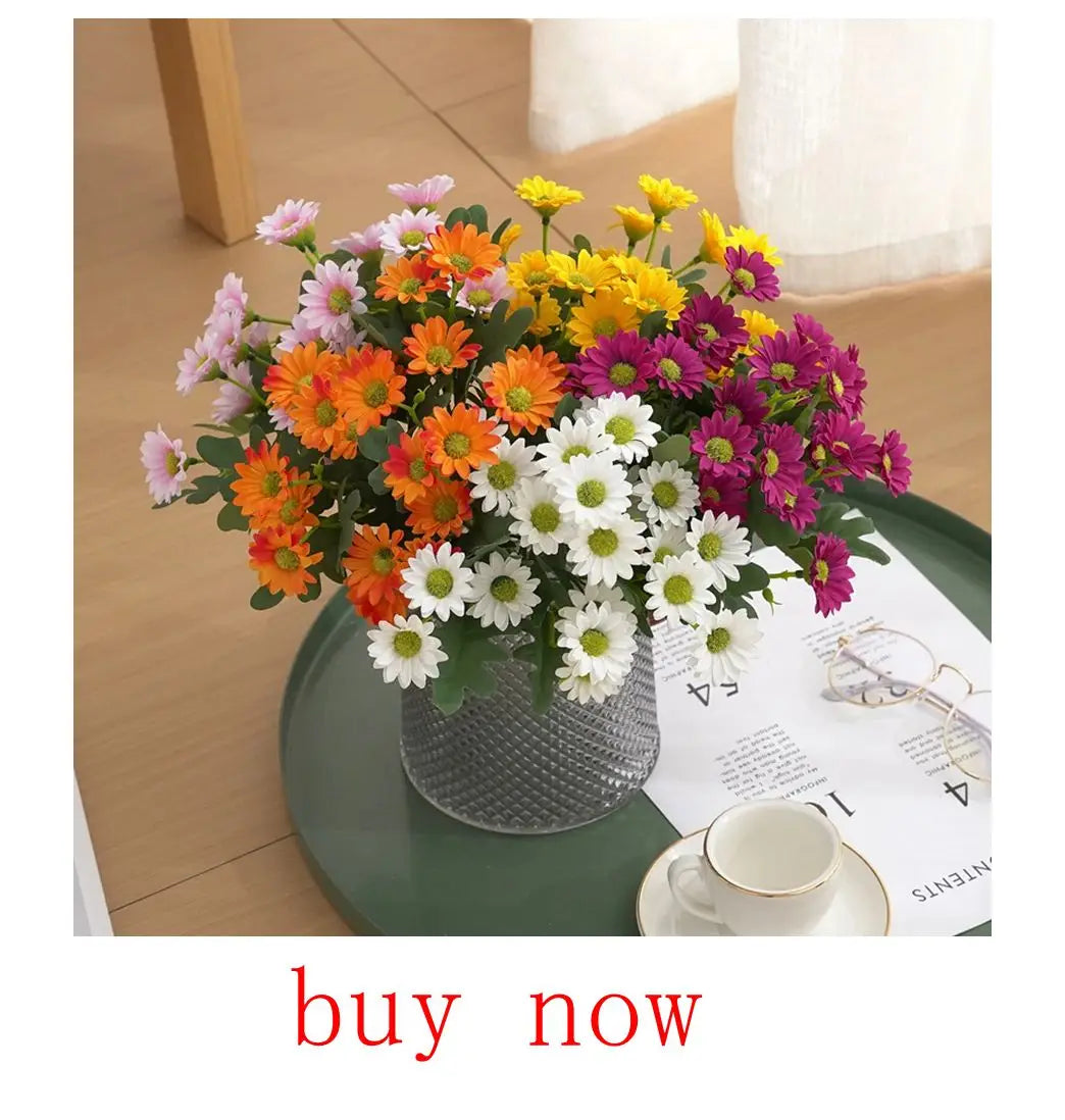 Artificial Flower silk Rose Valentine's Home vase Decor Wedding bridal bouquet Outdoor Garden bonsai arch Holiday Party Diy gift