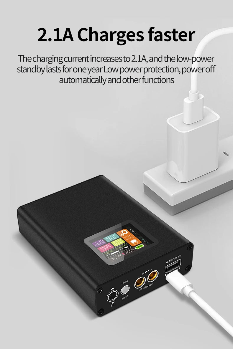 Portable Design 30-speed Spot Welder with Digital Color Screen Display, Li-ion Battery 0.1~0.25-18650mm