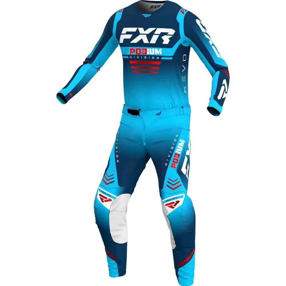 2024 Podium FXR MX Gear Set Top Motocross Dirt Bike Jersey Set Off Road Motorcycle Combos