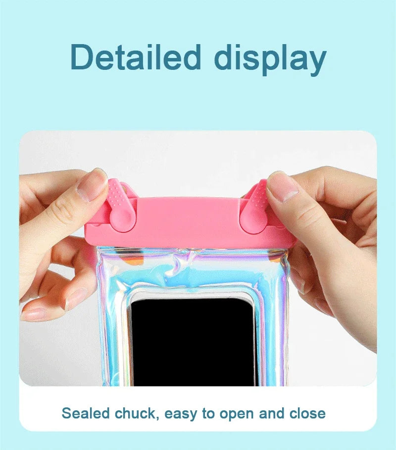 Swimming Bags Waterproof Phone Case For iPhone 15 14 13 12 11 Pro Max X Xiaomi 13 Samsung S23 Universal Waterproof Bag