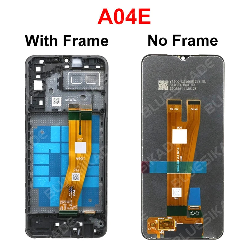 For Samsung Galaxy A04E LCD A042 A042F Display For A04 A045 A045F Touch Screen Digitizer For A04S LCD A047 A047F Replace Parts