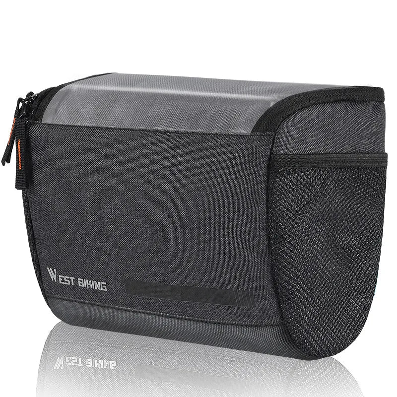 WEST BIKING 4.5L Bike Front Bag Touch Screen Phone Handlebar Bag Insulated Bicycle Cooler Bag MTB Road Cycling Accessories