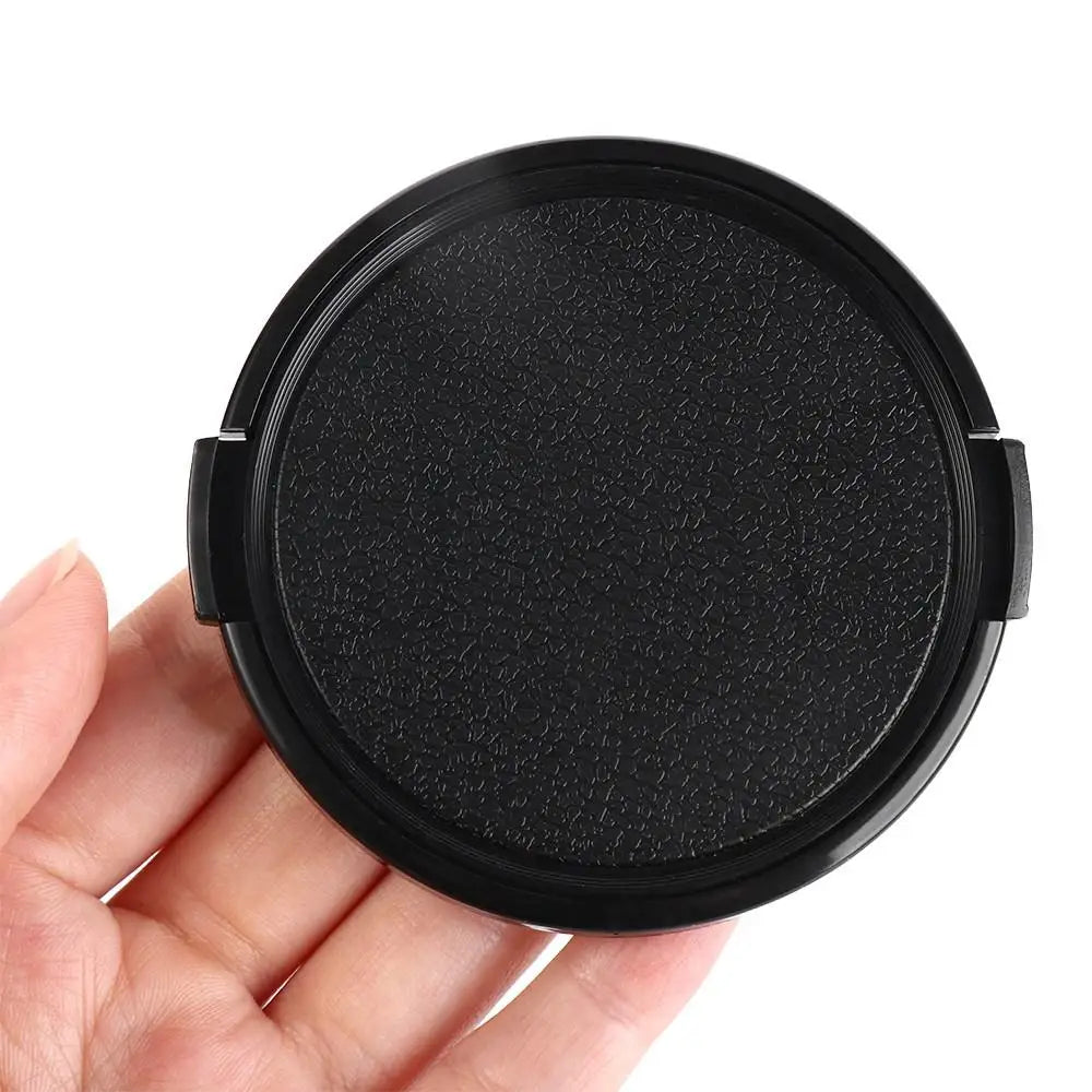 Filters Front Cap Camera Lens Cap Side Pinch Dustproof Cover Lens Cover Hemp Face Lens Cap 72mm 55mm 62mm