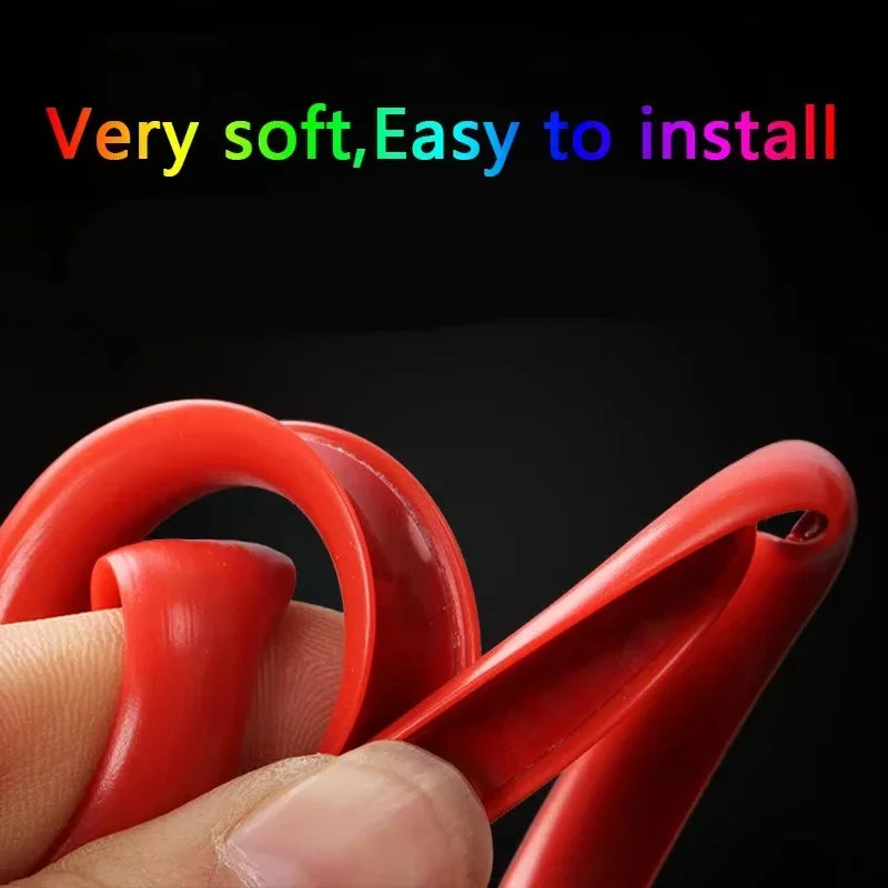 Automotive wheel hub decorative strip protective ring tire protective ring modification universal tire anti-collision strip