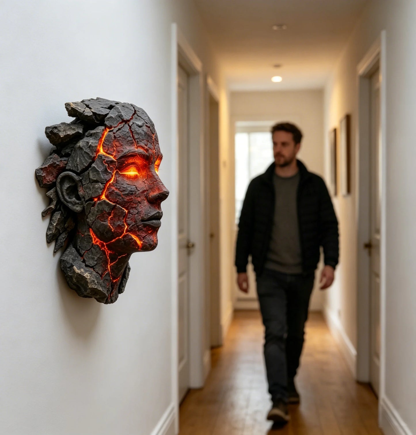 New Cracked Soul Wall Light Pendant Wall Decorations Home Decor Home Accessories Decorative Figurines
