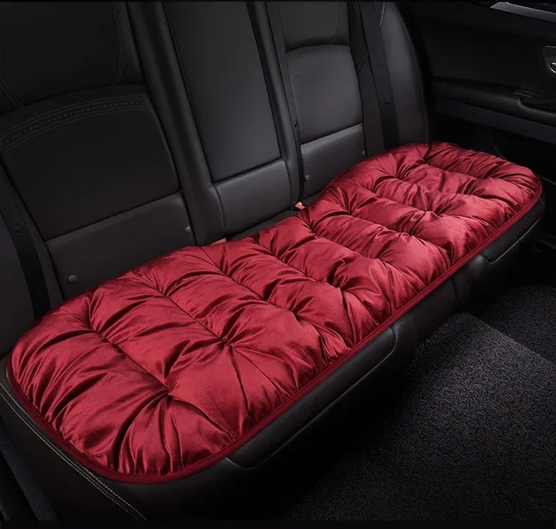 Winter Car Seat Cover with Back Pad Warm Slip-resistant Car Seat Cushion Chair Protector Universal for Suv Pick-Up Truck Sedan
