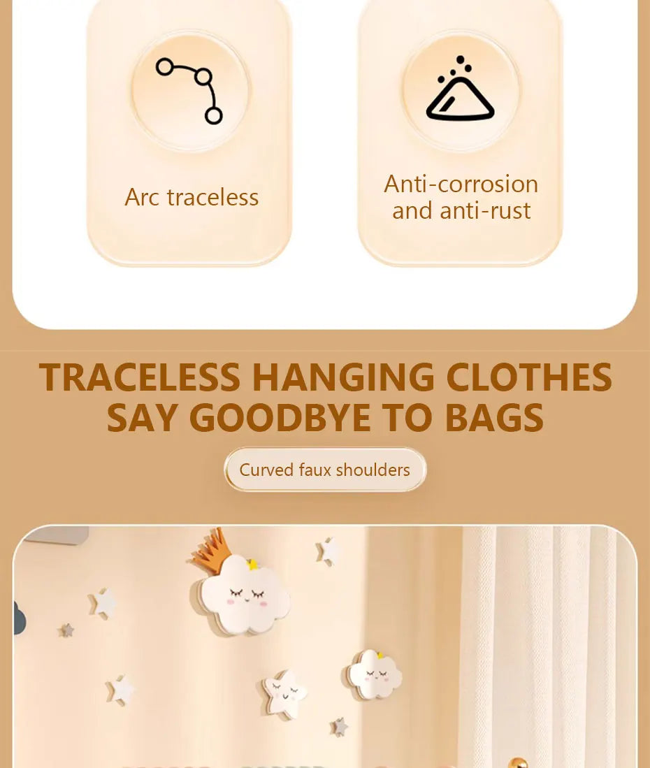 Baby Hanger 10pcs Kids Clothes Hanger Rack Display Cute Hanger Hanger Clip Hanger Wholesale