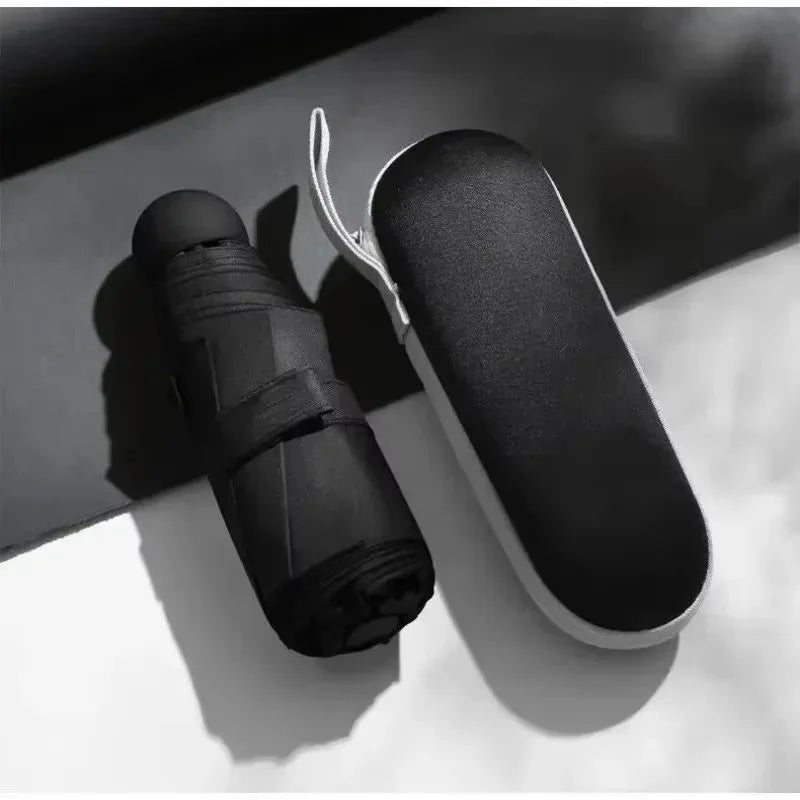 Ultra-light portable capsule umbrella, anti-UV umbrella, mini sun protection, anti-UV umbrella, sunshade, rain or shine umbrella