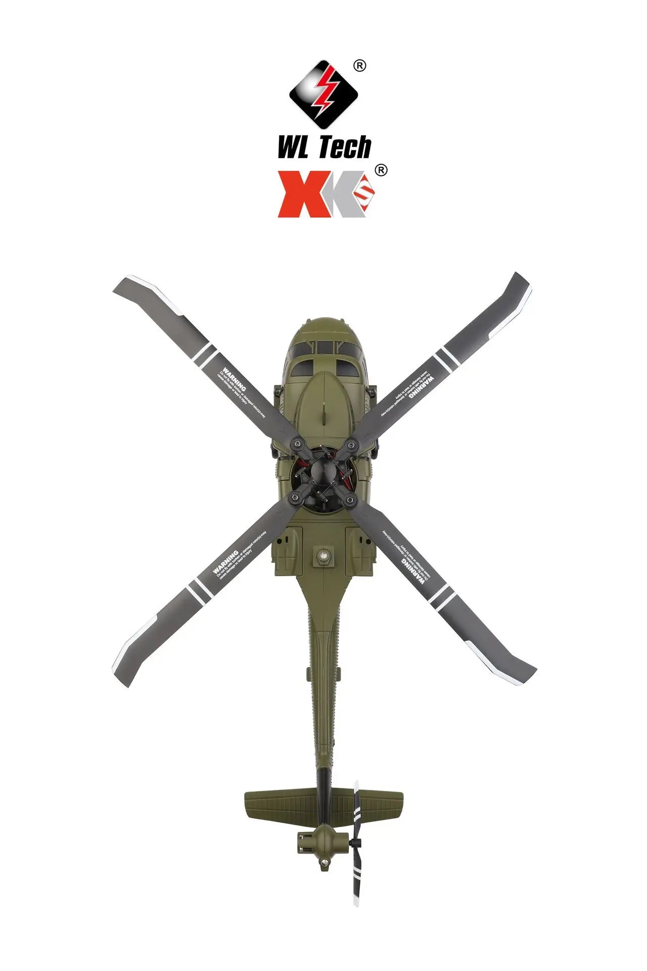 Wltoys K170 Black Hawk Uh60l Remote-Controlled Helicopter Four Channel Four Propeller Simulation Brushless Fixed Height Model