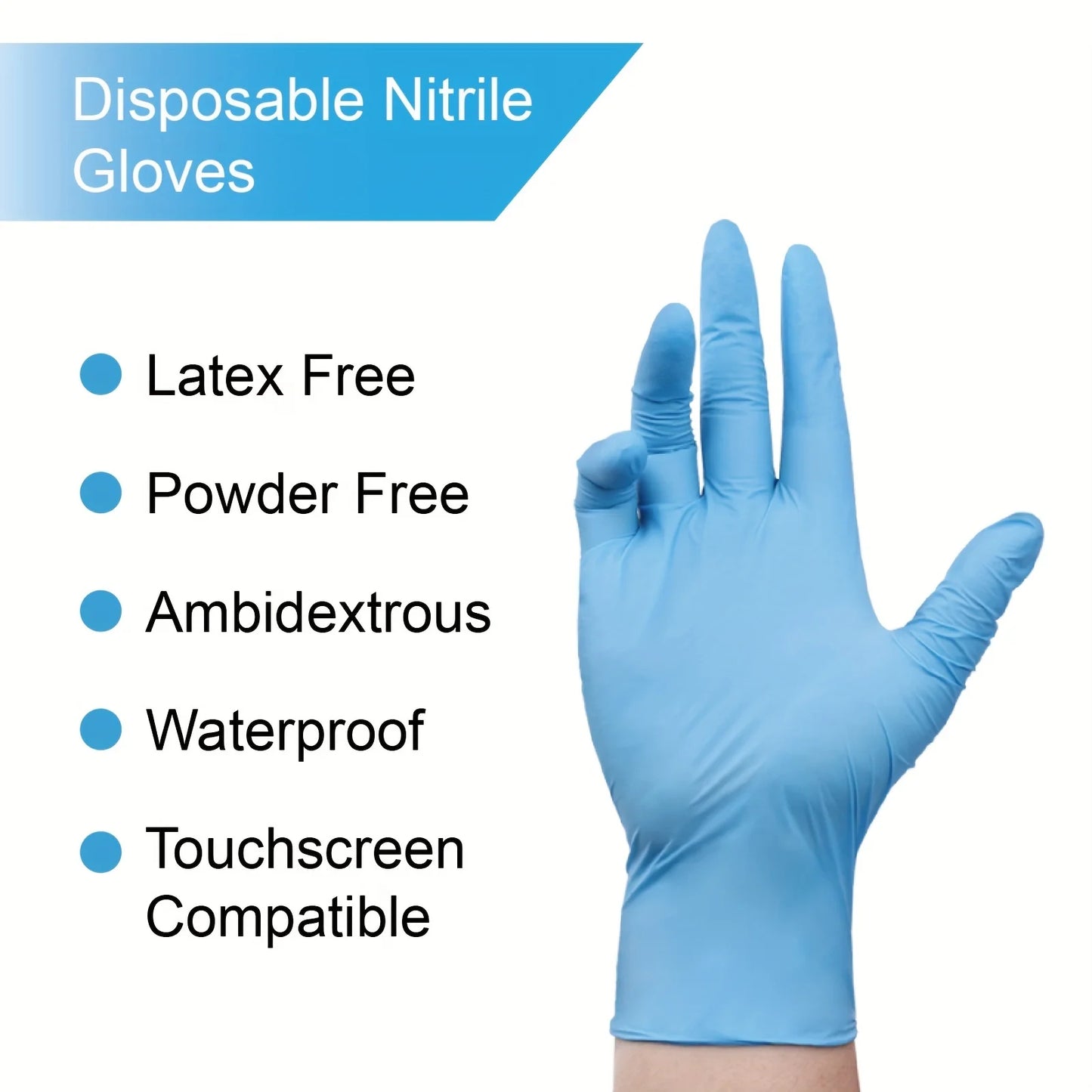 Washing Gloves Disposable Nitrile glove FoodGradeSpecial Household Sterile Hand Protection Oil-proof Waterproof Non-slip Gloves
