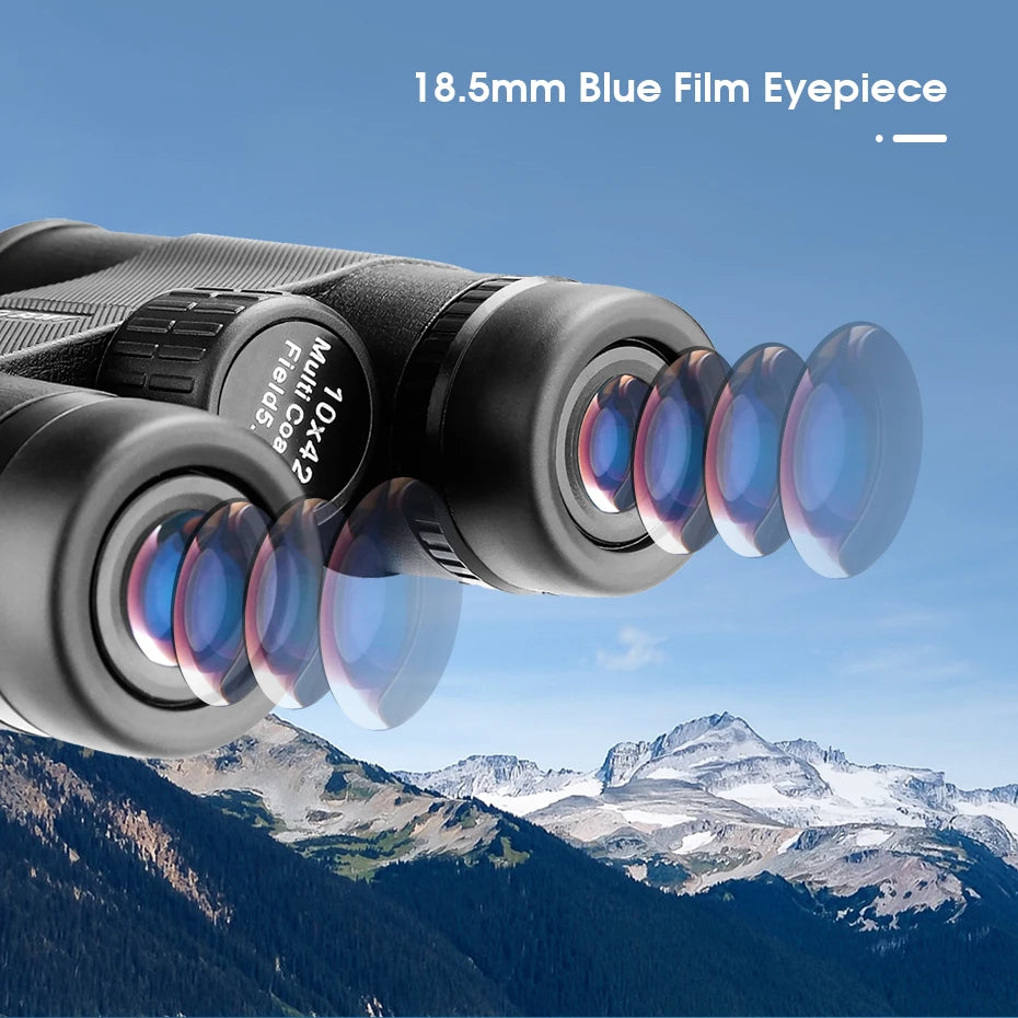 SVBONY SA202 Binoculars,10x42 Binoculars for Adults,Compact FMC Lens,Binoculars with Neck Strap Carrying Bag for Hiking Birding