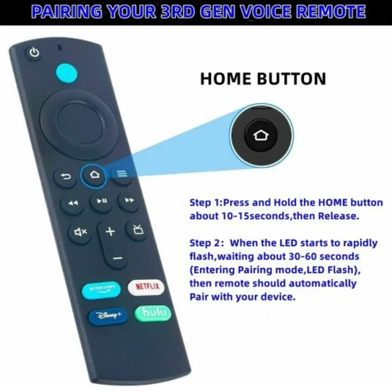 ABS Remote Control Television LCD TV L5B83G For Fire TV Stick Lite BT Voice Remote Control Amazon Third Generation