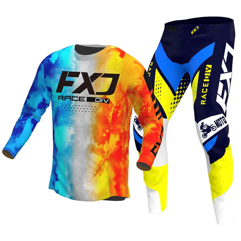 motocross gear set racing suit Off-road MX DH BMX ATV MTB Enduro MOTO Mens Kits Women's mountain Motorcycle Combo Downhill