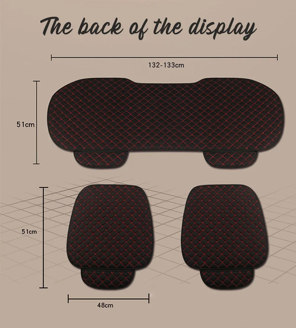 Universal Car Seat Cover Protector Car Accessori Backrest Front Rear Seat Back Waist Washable Cushion Pad Mat Auto Four Seasons
