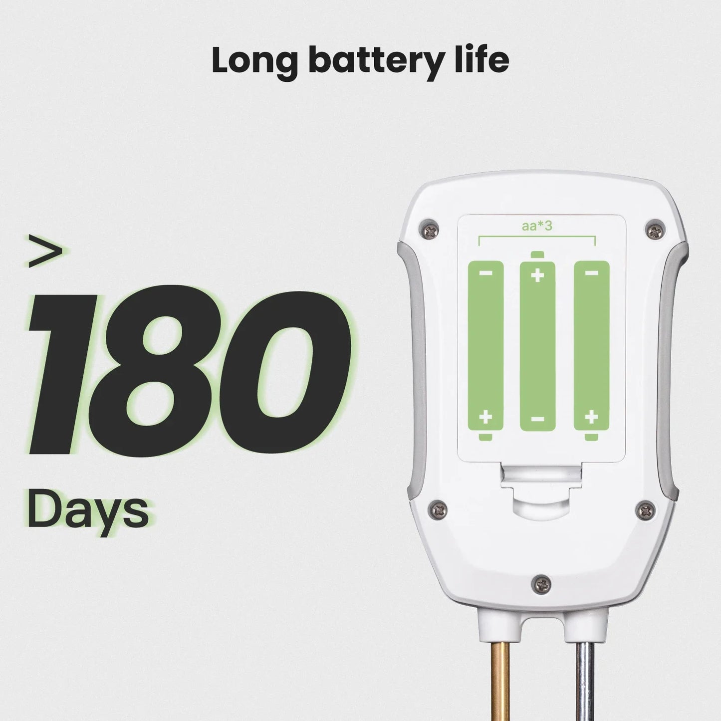 MOES 3 in 1 Soil PH Detector Tester LCD Screen Thermometer Temperature Moisture Meter For Gardening Flower Potted Plantation