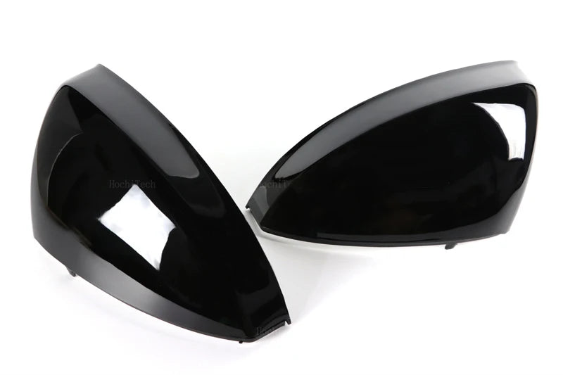 Carbon Fiber Glossy Black Replacement Rearview Side Mirror Cover Cap For Audi TT TTS RS TTRS MK3 8S 15-23 R8 2016-23 Replacement