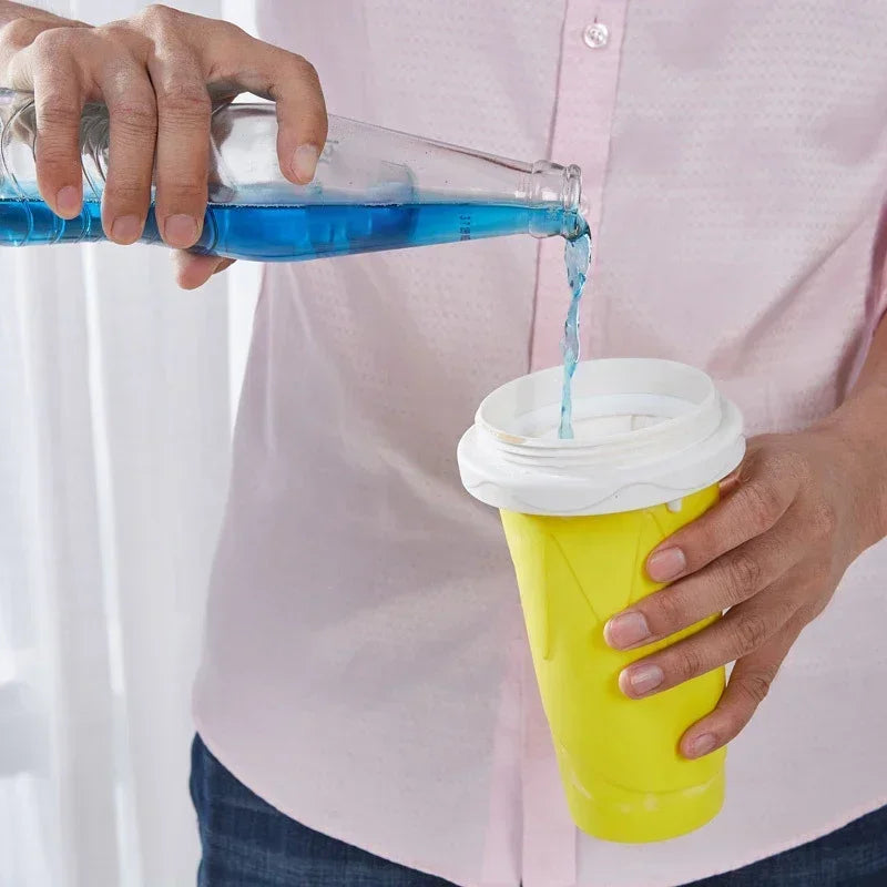 Slushy Maker Cup Slushy Cup For Homemade Smoothies Juice Ice Cream Summer Squeeze Beker Kitchen Tool