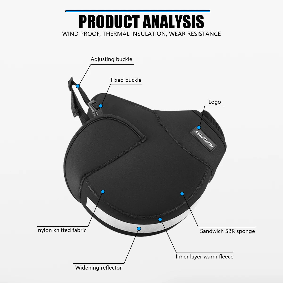 Thick Motorcycle Handlebar Muffs Protective Motorcycle Scooter ATV UTV Winter Warmer Gloves Grip Handle Bar Muff Rainproof Warm