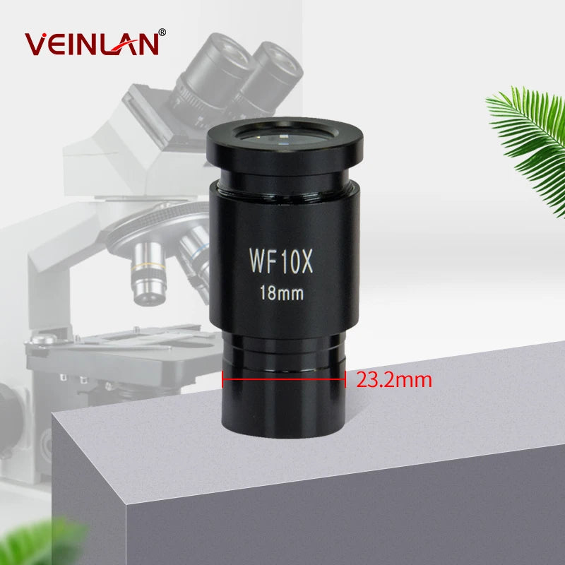 Bioscopic microscope eyepiece, Wf5X, Wf10X, Wf15X, Wf16X, Wf20X, Wf25, installation size 23.2 millimeters.