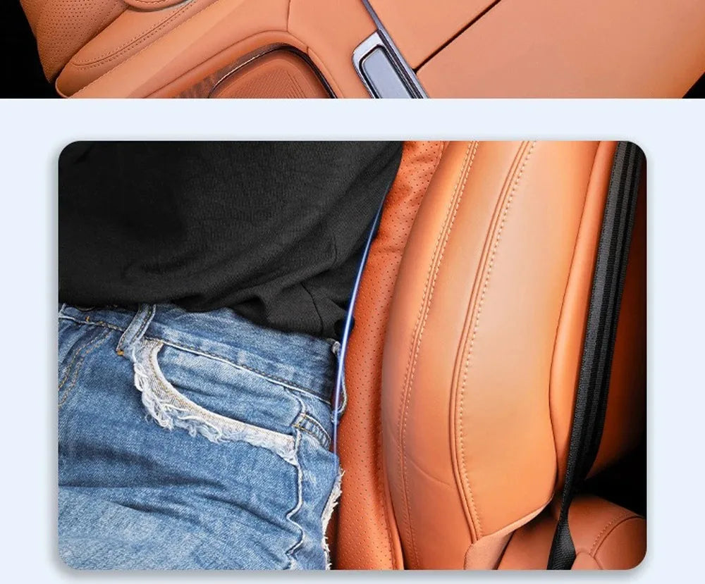 Car Seat Cushion Premium Comfortable Leather Car Seat Cushion Thickened Non-slip Single Piece Front and Rear Seat Cushion