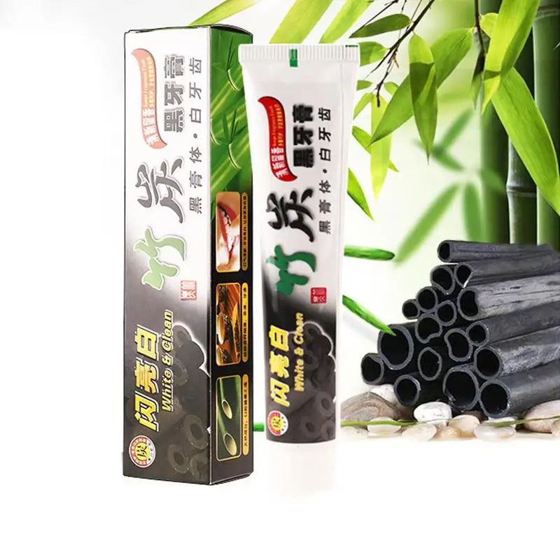 Bamboo Charcoal Toothpaste Whitening Teeth Activated Carbon Removing Yellow Teeth Cleaning Tooth Stain Oral Fresh Tooth Care
