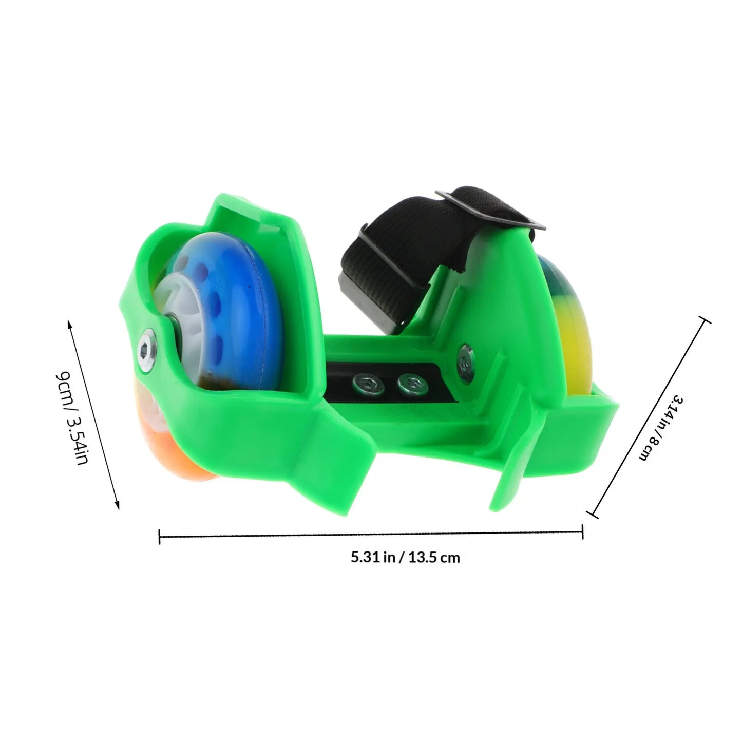 1Pair Adjustable Roller Skates for Light Up Wheels PU Rubber Outdoor Beginner Skate Shoe Comfortable Breathable Training