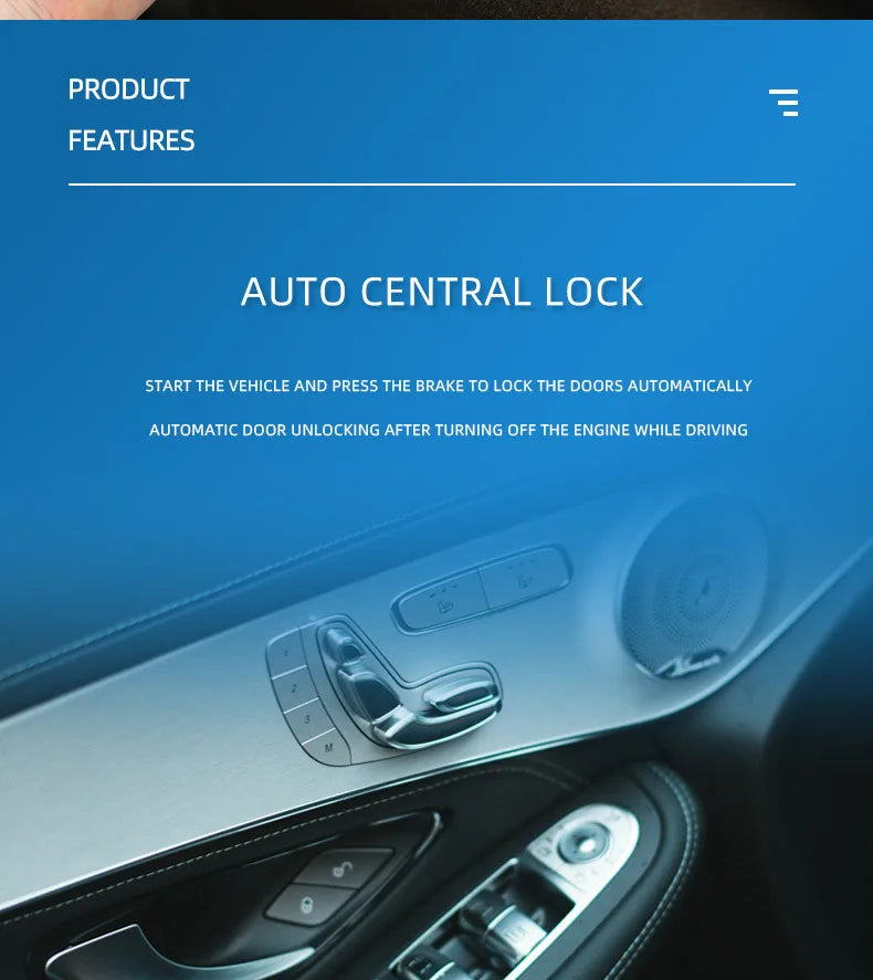 Car Alarm keyless entry start Systems Remote Central Door Lock Keyless System Auto Car SUV Anti-theft Tunning parts PKE