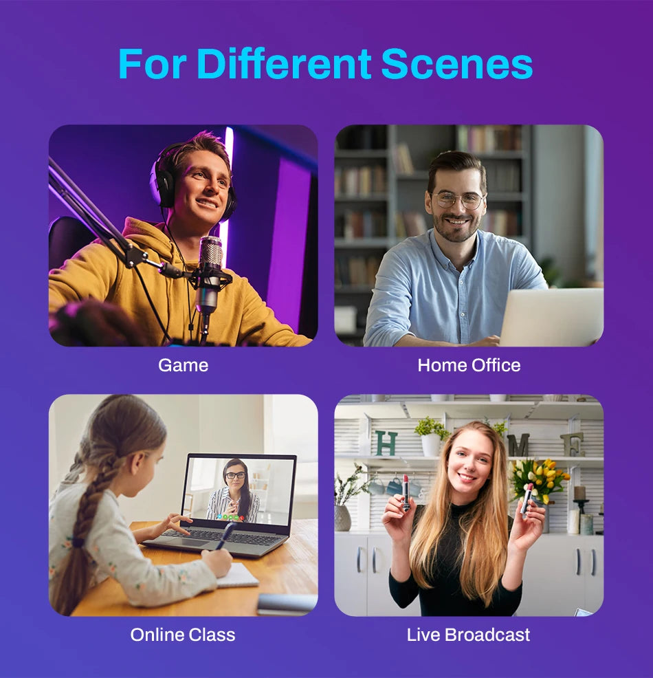 Webcam 2K Web Camera 1080P 60FPS Streaming Camera Autofocus EMEET C960 2K USB WebCam With Microphones for YouTube Desktop/Laptop